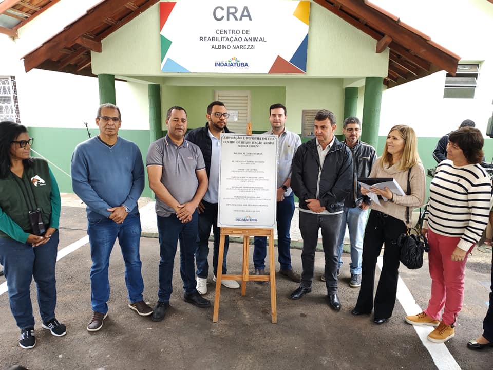 Câmara acompanha reinauguração de Centro de Reabilitação Animal