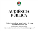Câmara e Prefeitura disponibilizam dados das metas fiscais de 2023 Câmara e Prefeitura disponibilizam dados das metas fiscais de 2023