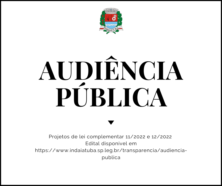 Câmara promove audiência pública sobre revisão de leis urbanísticas