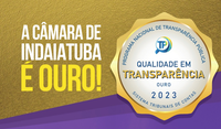 Câmara recebe Selo Ouro no Radar da Transparência