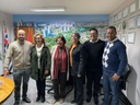 Comitiva de Louveira visita a Câmara para conhecer programas voltados aos idosos