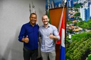 Pepo recebe deputado estadual Ricardo França Pepo recebe deputado estadual Ricardo França