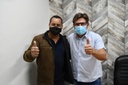 Prefeito de Elias Fausto é recebido na Câmara Prefeito de Elias Fausto é recebido na Câmara