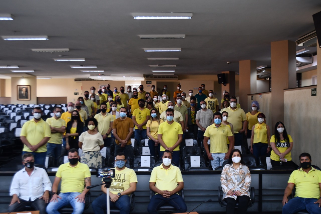 Servidores do Legislativo aderem à campanha do Setembro Amarelo
