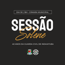 Sessão Solene na Câmara marca homenagens aos 40 anos da Guarda Civil Sessão Solene na Câmara marca homenagens aos 40 anos da Guarda Civil