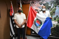 Vereador Cássio Luiz, de Piracicaba, visita Câmara de Indaiatuba