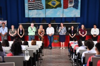 Vereadoras prestigiam aula inaugural de cursos técnicos da FIEC